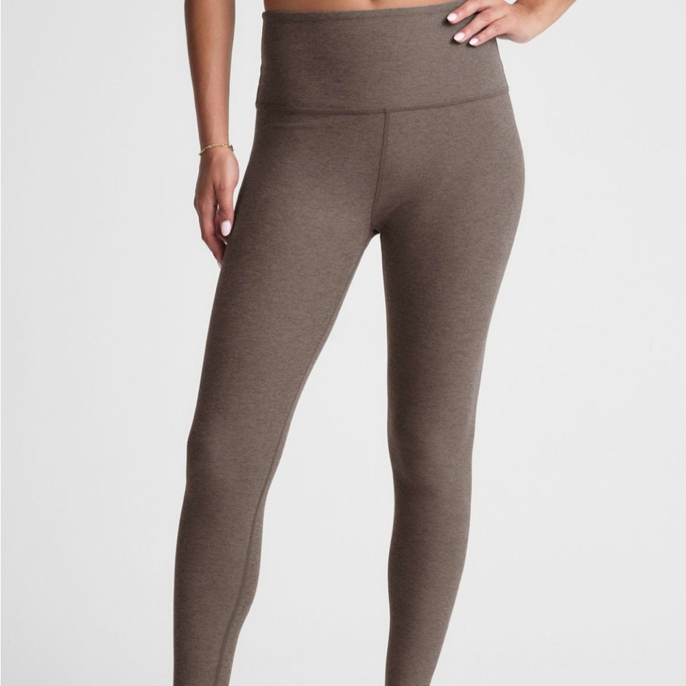 Beyond Yoga Soft Umber Heather Leggings